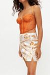 UO Printed Satin Mini Skirt #3