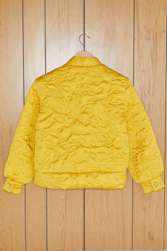Kimchi Blue Satin Quilted Robe Jacket #1