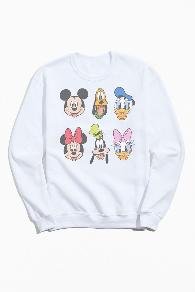 Disney Mickey u0026 Friends Crew Neck Sweatshirt | Urban Outfitters