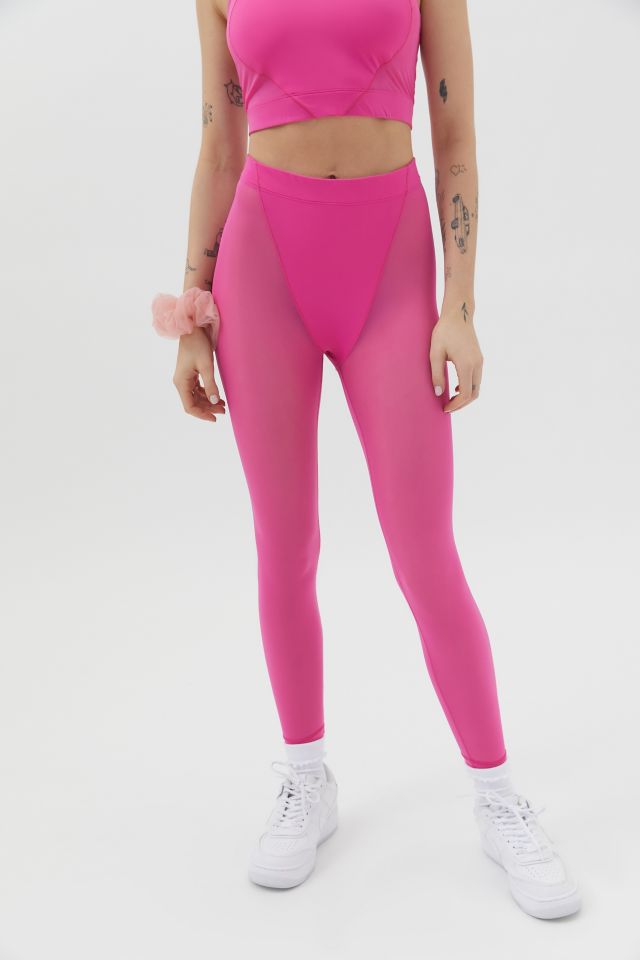 French Cut Legging - Black/pink - Size Xs