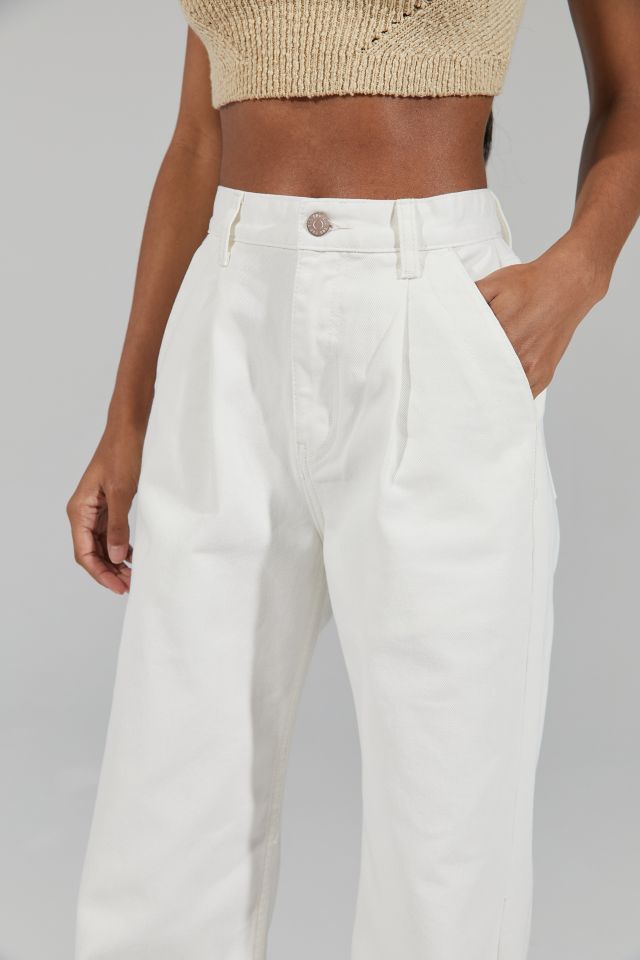 Jean Évasé Taille Haute BDG Lea – Blanc #2