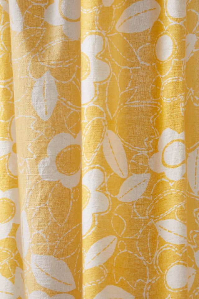 Alia Floral Shower Curtain #1