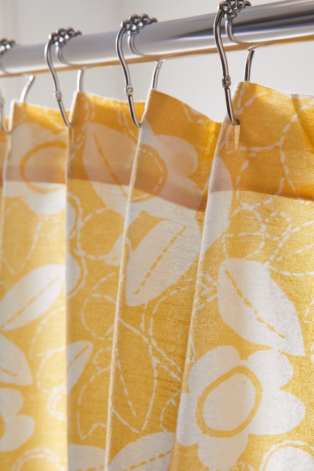 Alia Floral Shower Curtain #2