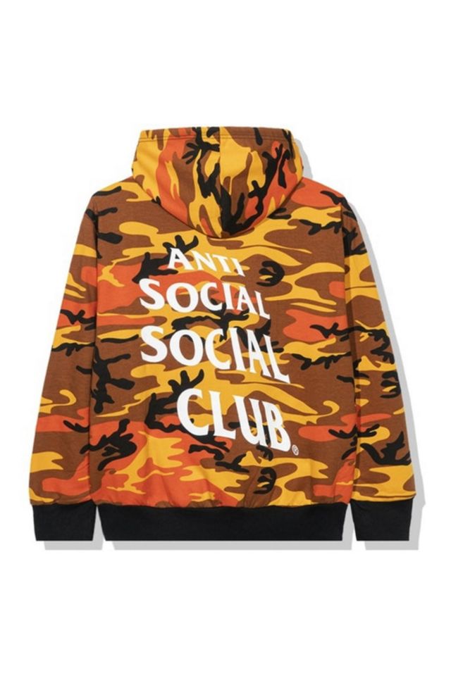 Anti social club hot sale hoodie camo