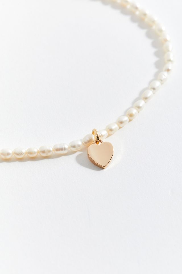 Freshwater Pearl Charm Necklace #2