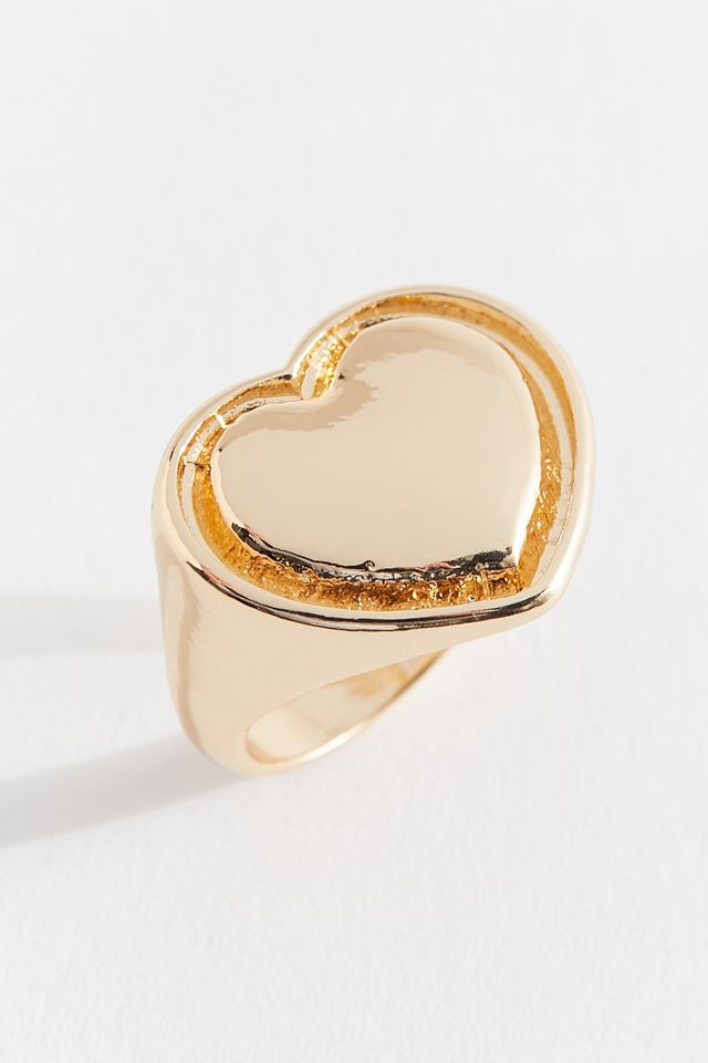 Heart Statement Ring | Urban Outfitters