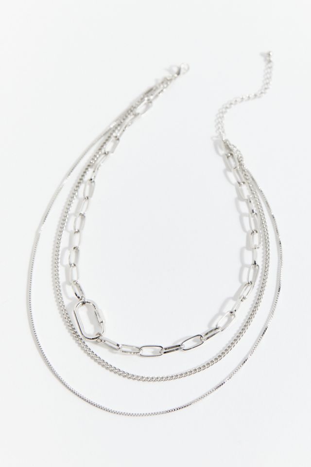 Logan Multi Chain Layer Necklace | Urban Outfitters Canada