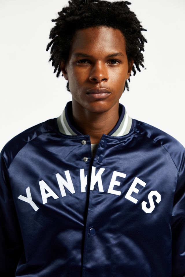 Mitchell Ness New York Yankees Satin Jacket Urban Outfitters