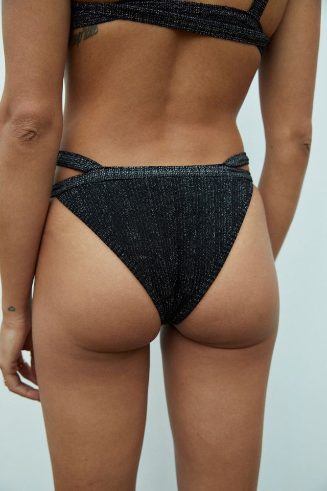 Out From Under Seamless Metallic Bikini Bottom #2