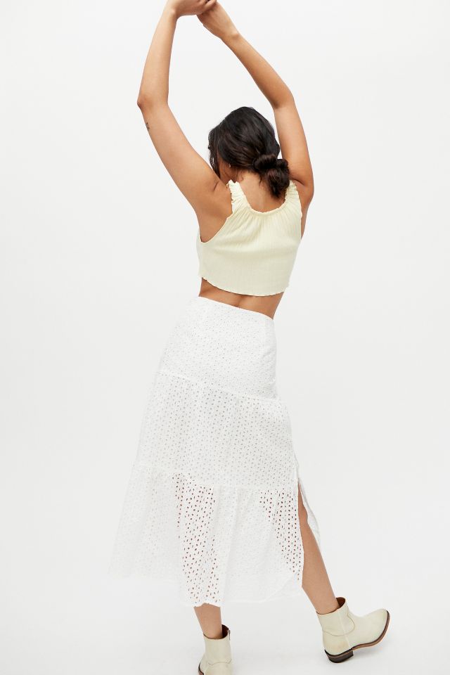 Jupe Mi-Longue Broderie Juliana MINKPINK #3