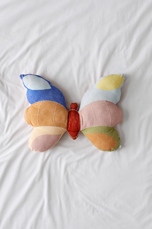 Butterfly shaped outlet pillow