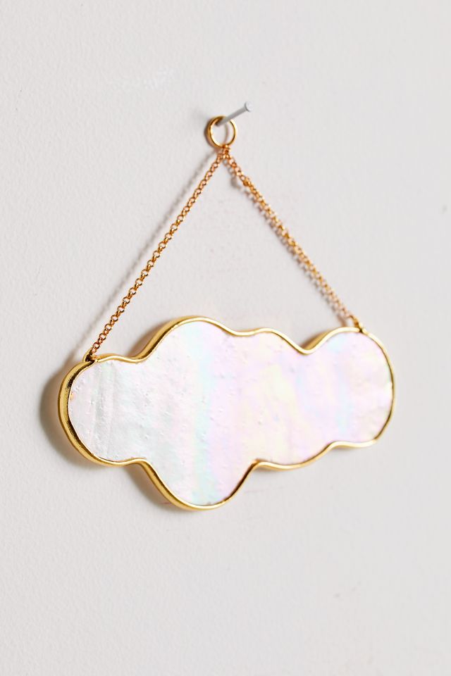 Cloud Stained Glass Wall Hanging #2