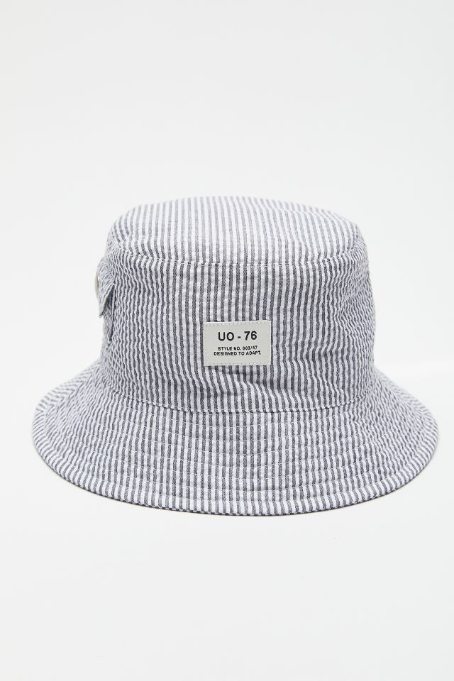 Chapeau de pêcheur à poche en tissu cloqué UO #2