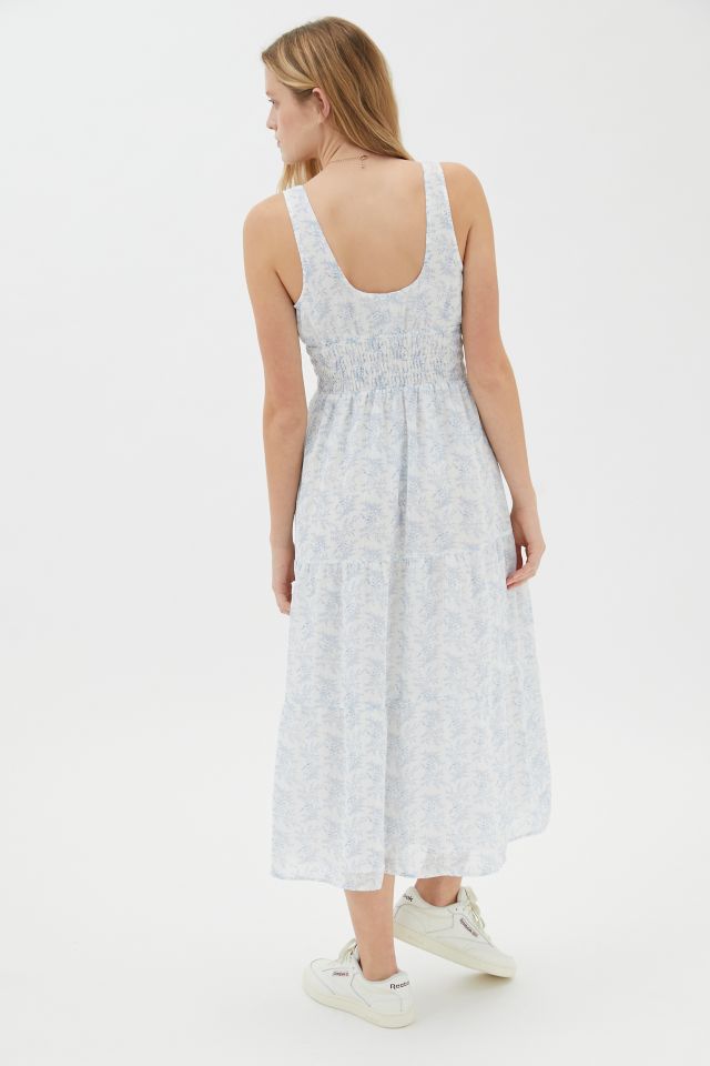 UO Anne Smocked Waist Midi Dress #2