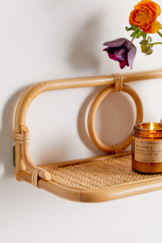 Meadow Rattan Wall Shelf #2