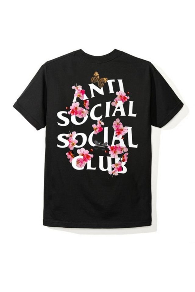 Anti Social Social Club Kkoch Tee Black Urban Outfitters