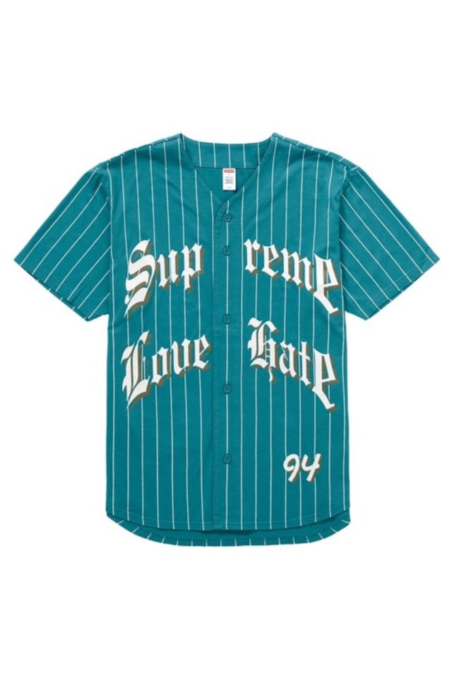 supreme baseball jersey