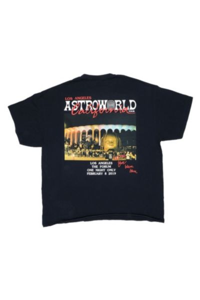 Buy Travis Scott Astroworld LA Exclusive T-Shirt 'White' - 1746  1FW180103ALET WHIT