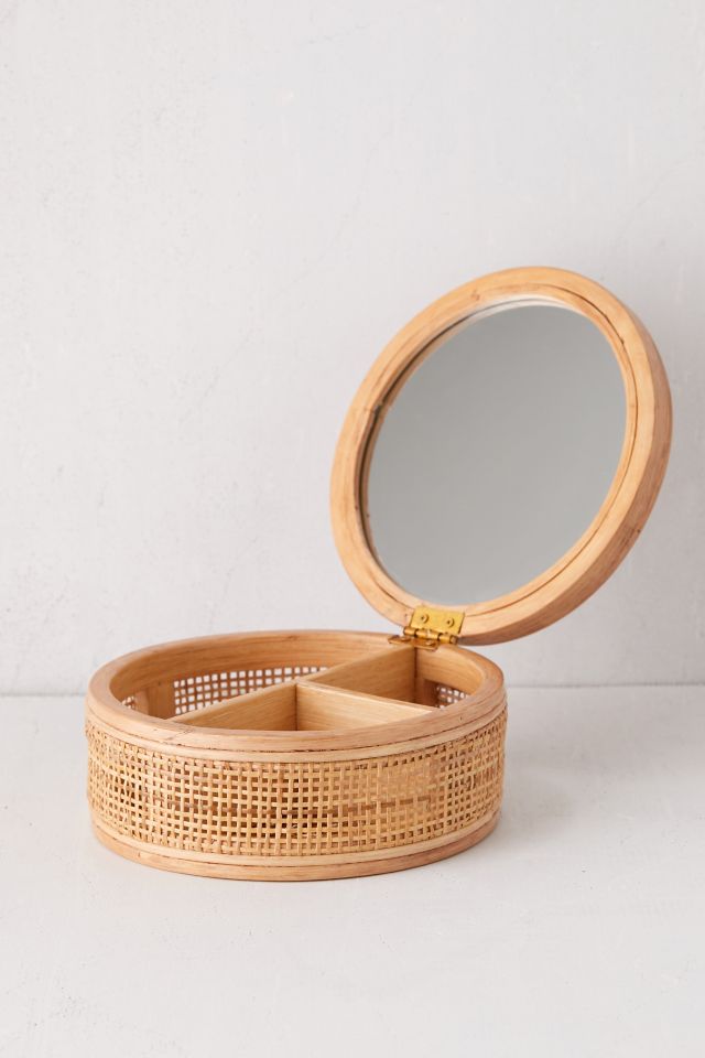 Melody Rattan Jewelry Box