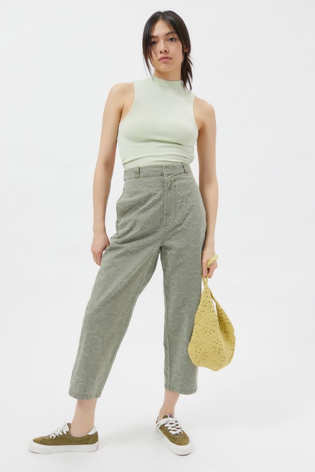 BDG Ella Tufted Flower Pant | Urban Outfitters
