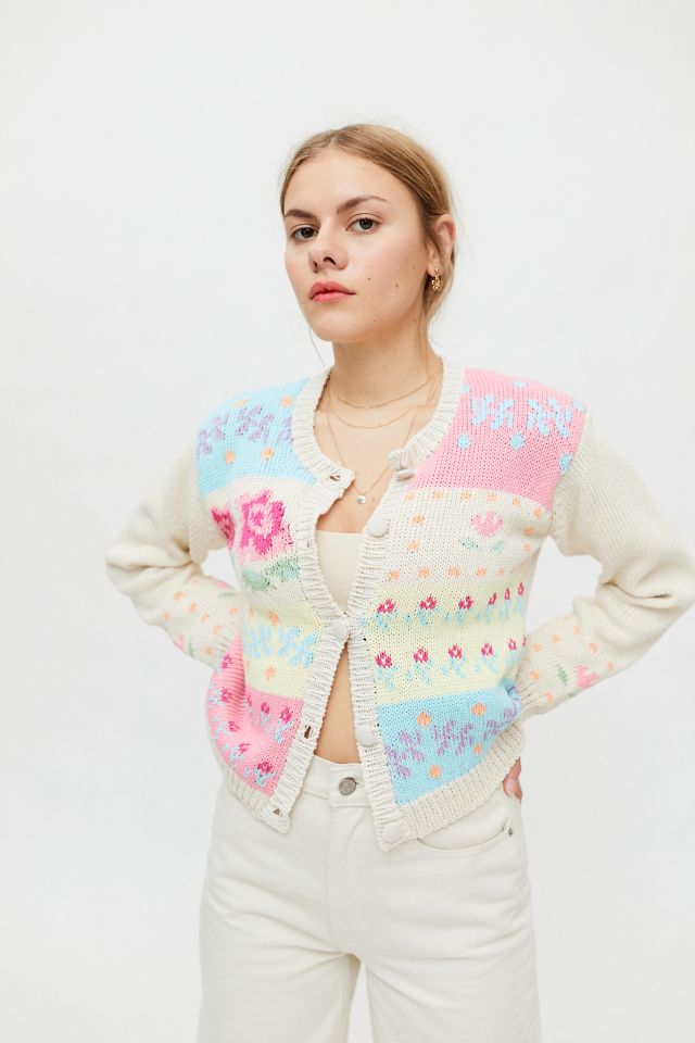 Tach Clothing Prisca Floral Cardigan Urban Outfitters