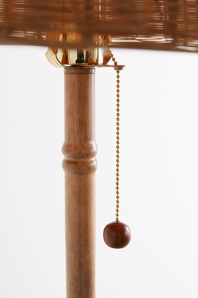 Willow Rattan Floor Lamp #4