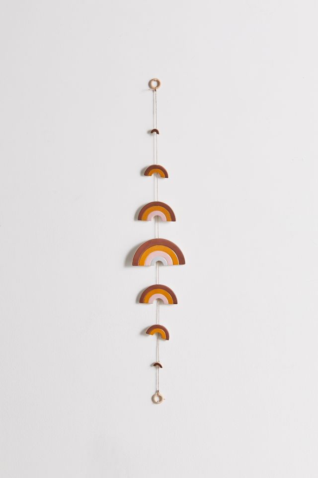 Décoration murale arc-en-ciel en céramique #1
