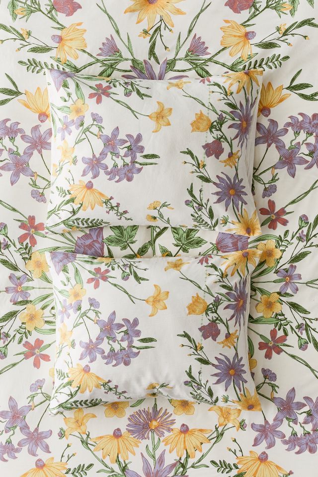 Goldie Floral Sham Set #1