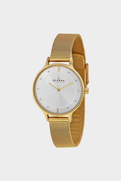 Skagen women's gold clearance watches