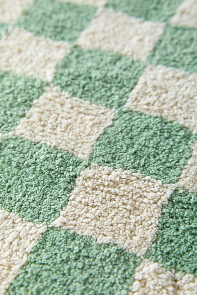 Checkerboard Bath Mat #2