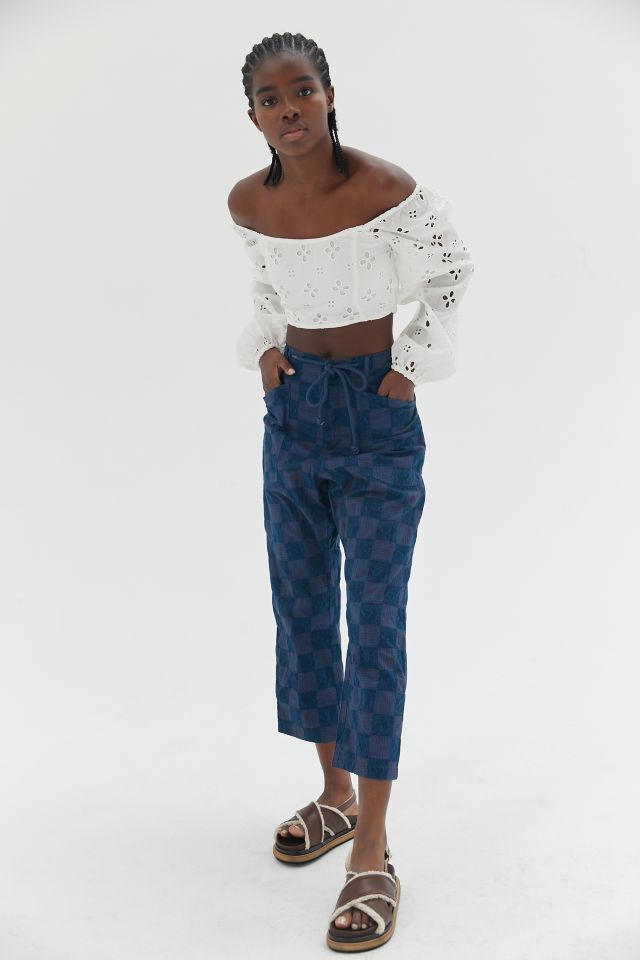 Pantalon Owen à Carreaux Kimchi Blue #3