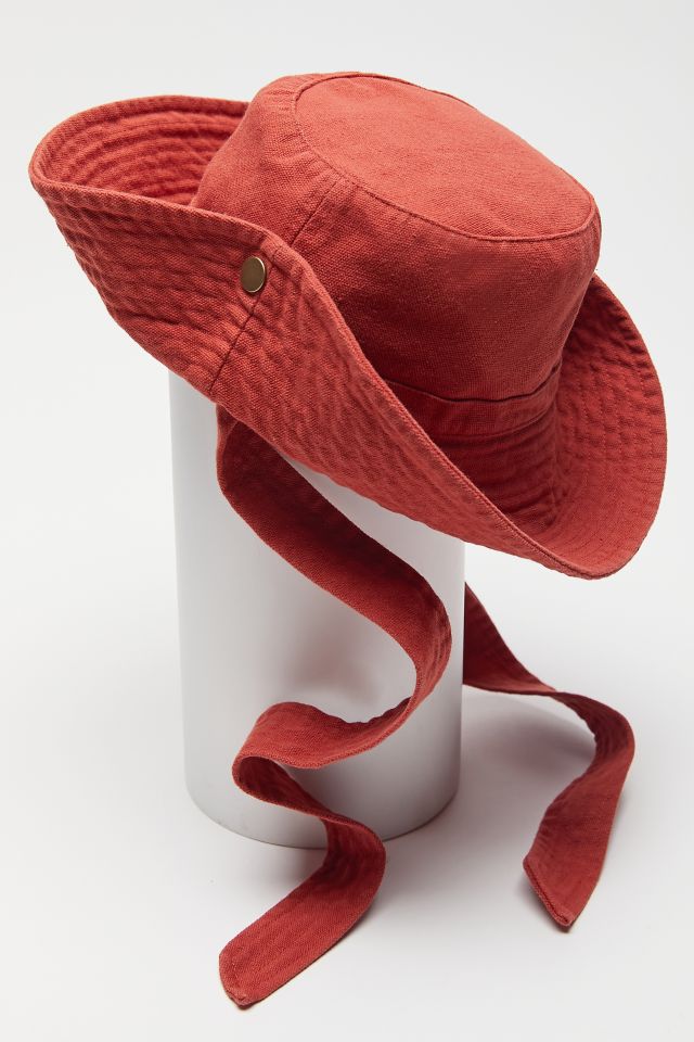 UO Canvas String Bucket Hat #1