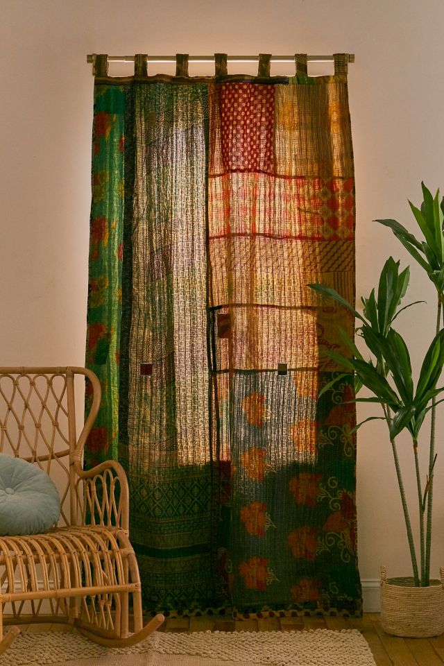 Urban Renewal One-Of-A-Kind Kantha Window Panel #1