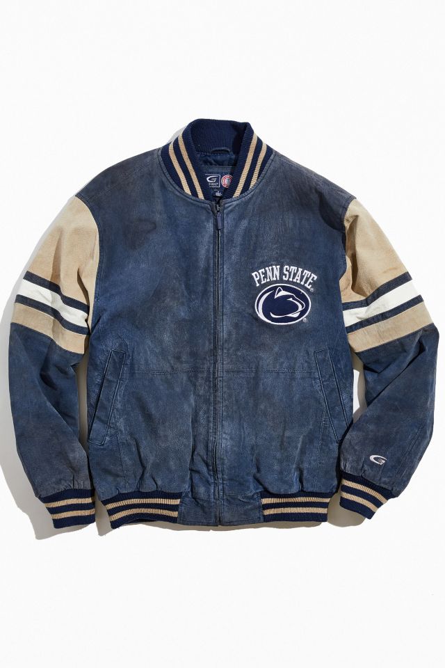 Vintage penn state deals bomber jacket