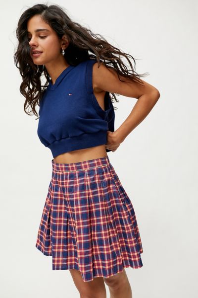 Daisy Street Emily Plaid Pleated Mini Skirt | Urban Outfitters
