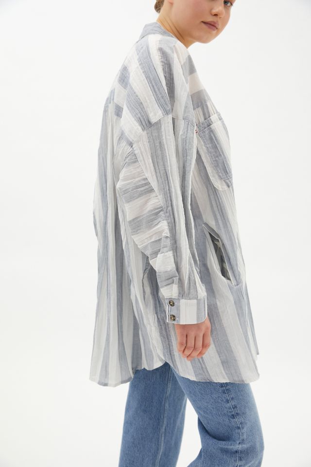 UO Bryce Oversized Button-Down Shirt #1