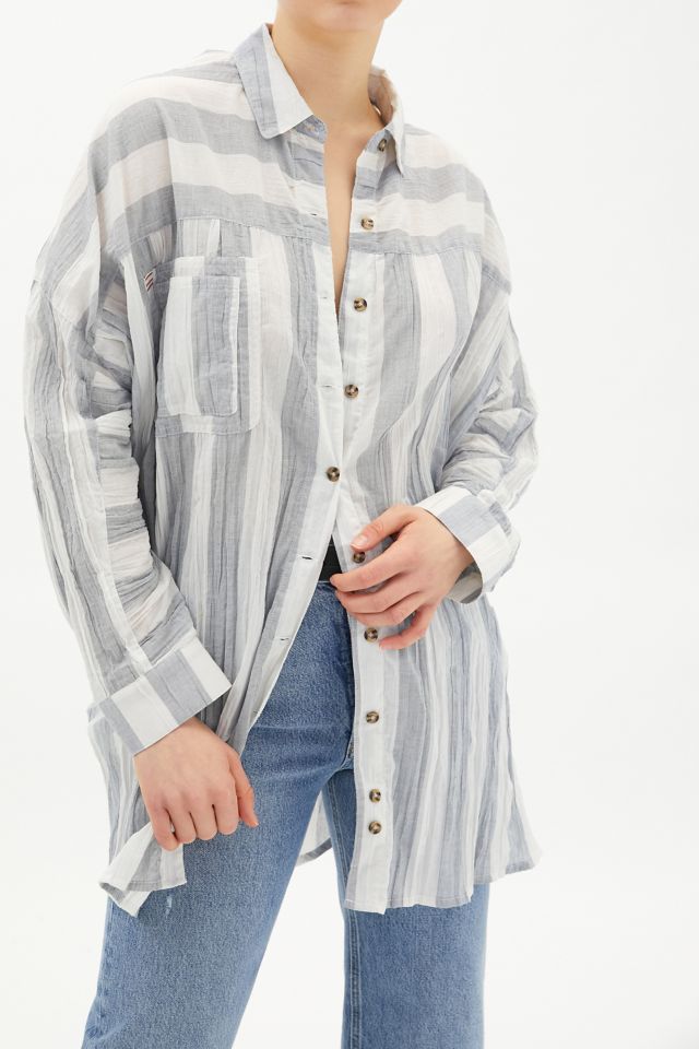UO Bryce Oversized Button-Down Shirt #3