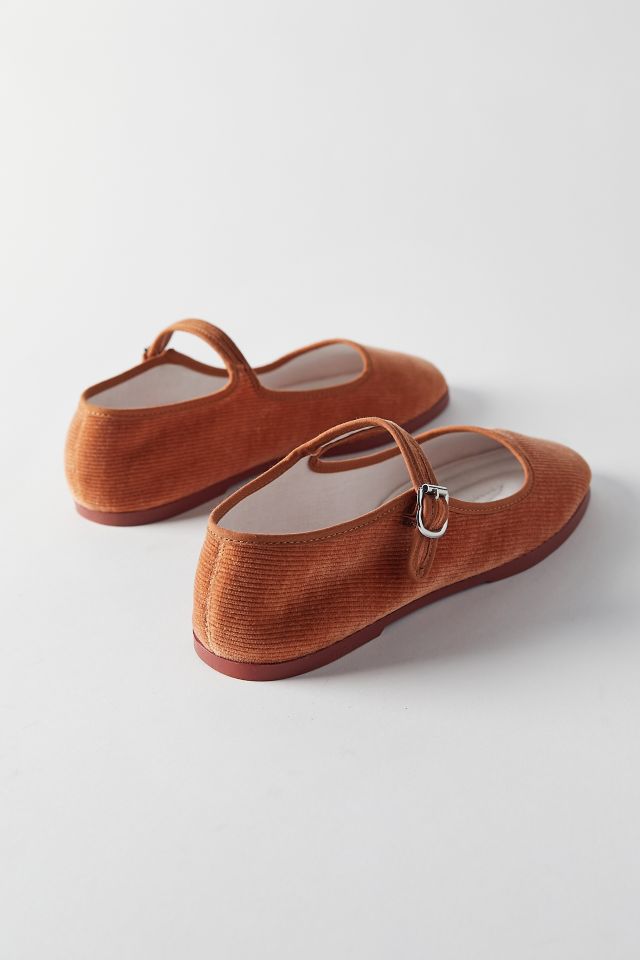 Chaussures Mary Jane en velours côtelé UO #3