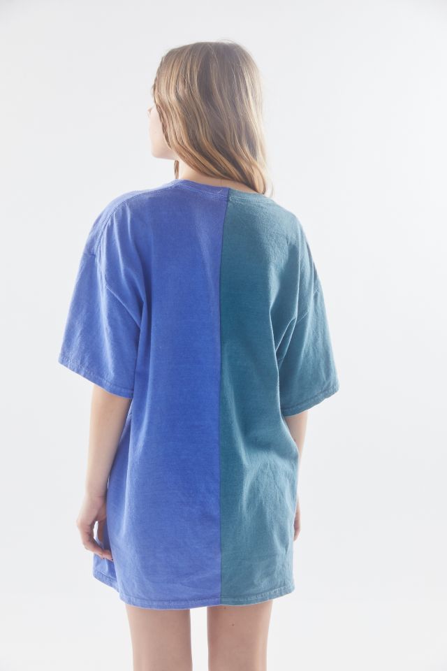 Robe T-Shirt Graphique Épissée #4