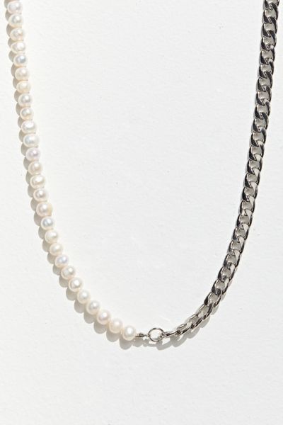 Urban Outfitters Margot Delicate Pearl Layering Necklace in Silver, Women's at Urban Outfitters