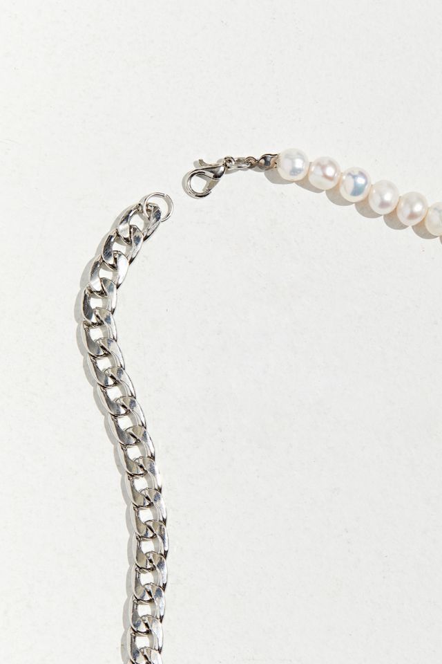 Pearl & Chain Necklace #2