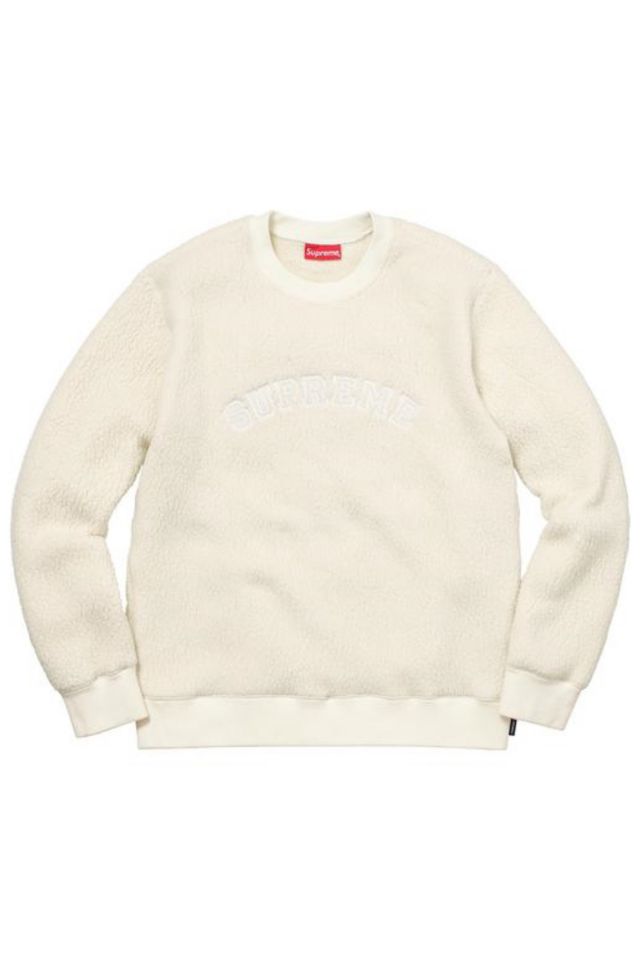 Supreme Polartec Deep Pile Crewneck