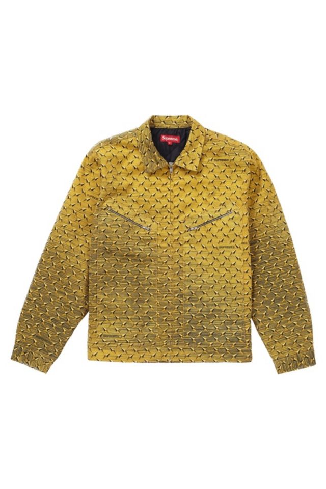 Supreme Diamond Plate Work Jacket