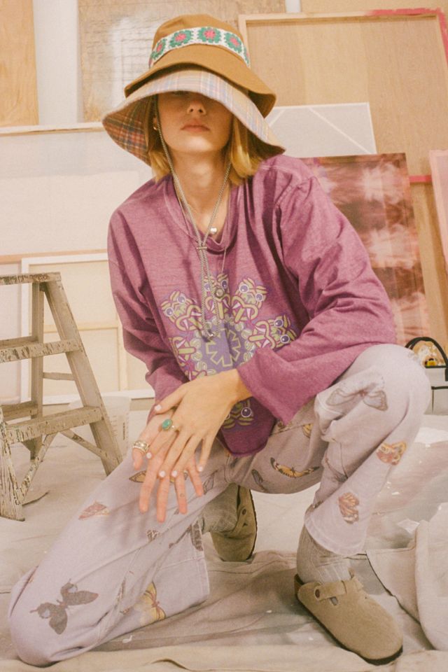 UO Callie Crochet Bucket Hat