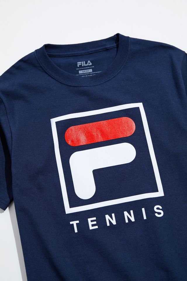 T-shirt tennis logo FILA  #1