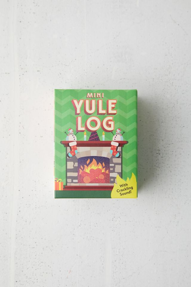 Mini Yule Log: With crackling sound! By Running Press