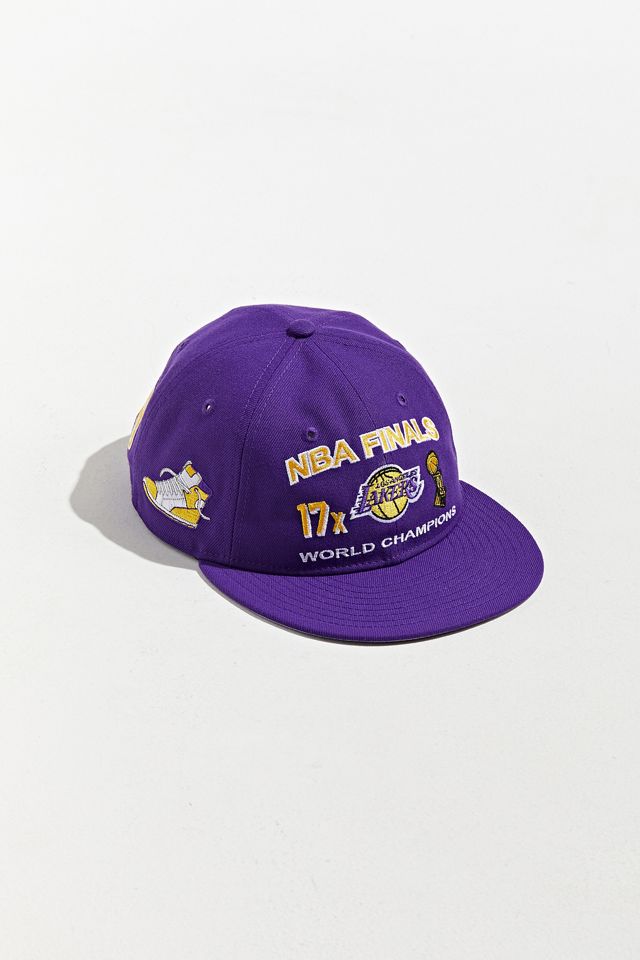 New Era UO Exclusive Los Angeles Lakers Championship Snapback Hat #1