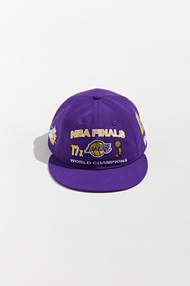New Era UO Exclusive Los Angeles Lakers Championship Snapback Hat #2