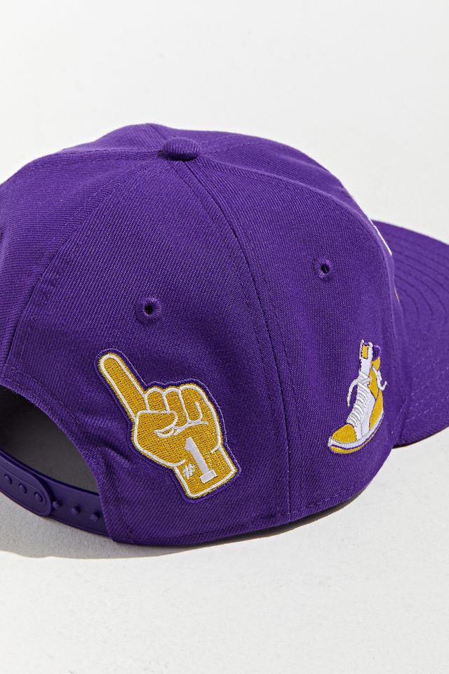 New Era UO Exclusive Los Angeles Lakers Championship Snapback Hat #5