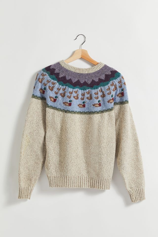 Vintage Duck Pattern Sweater | Urban Outfitters Canada